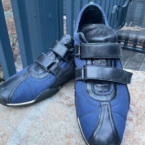 GUCCI Mesh and Leather Sneakers 11.5D